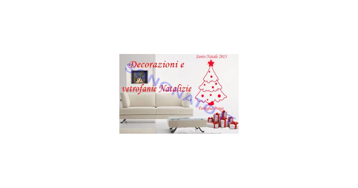 Adesivo Albero di Natale piccolo