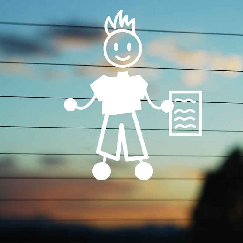 Adesivo Famiglia Papà Insegnante personalizzato - SonoNato