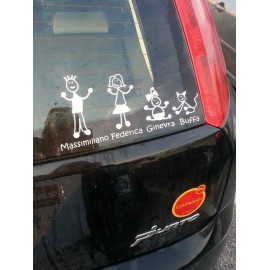 Family Stickers Papera